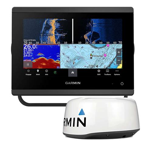 garmin gps boat fish finder and radar .